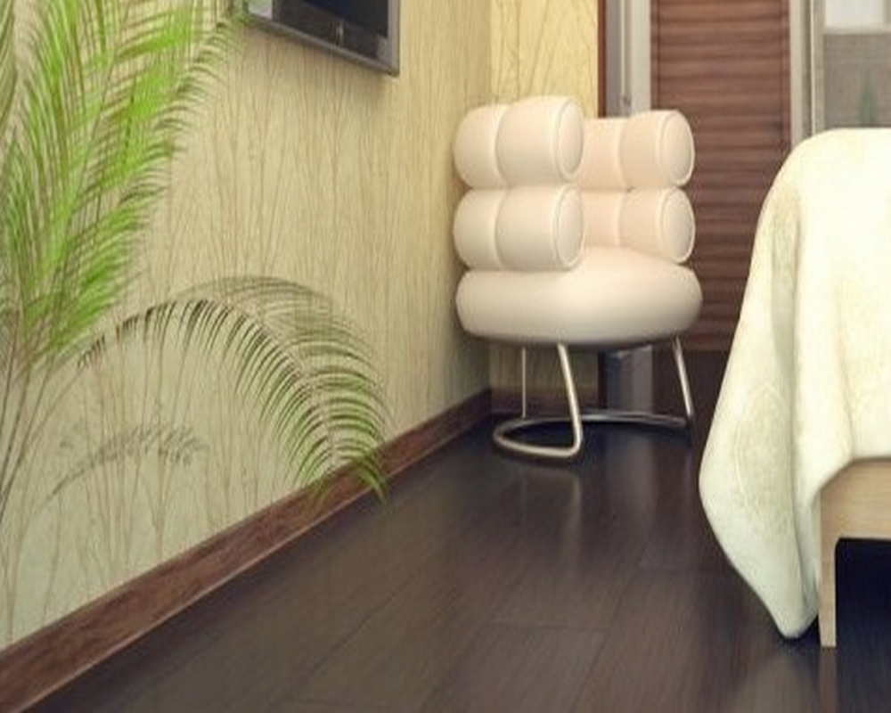 Плинтус ПВХ с кабель-каналом Рико Лео 143 Дуб луаре