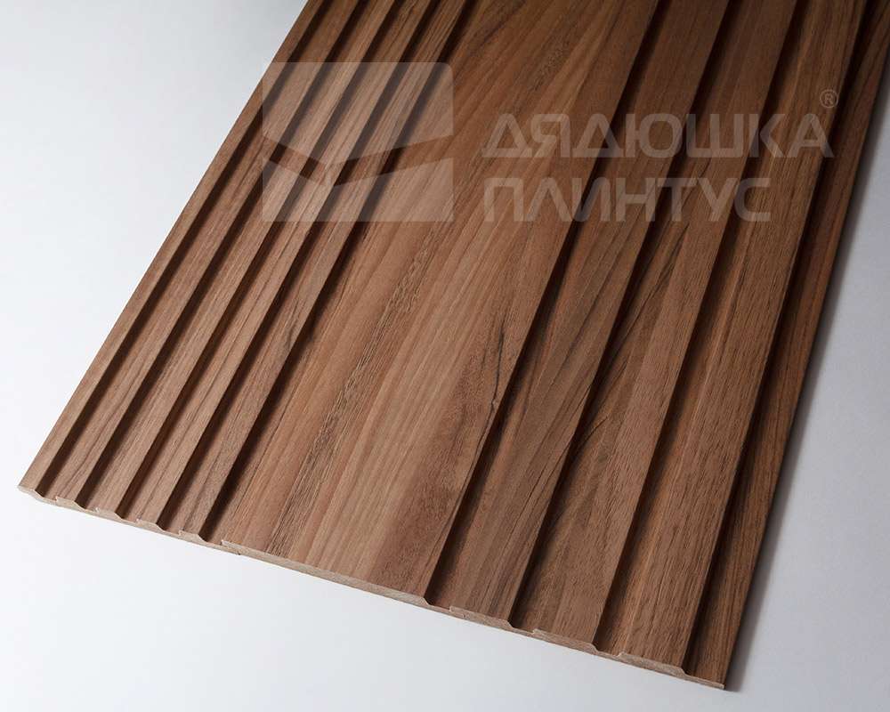 Панель МДФ ACUPAN 61.08.122501.92 трапеция 12х122х2760 мм Орех светлый