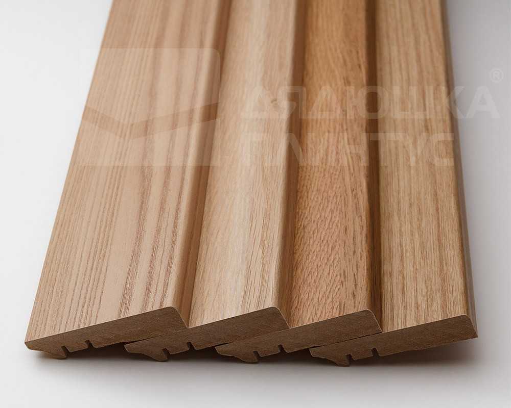 Плинтус МДФ Волшебная палочка Гарден 60 мм. 204 Ясень серый