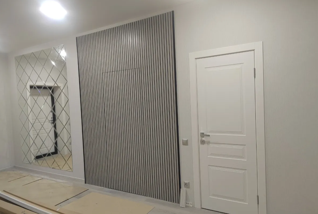 Панель вспененный полистирол ГРЕЙС 3D RAIL 120*2700 мм.  Береза