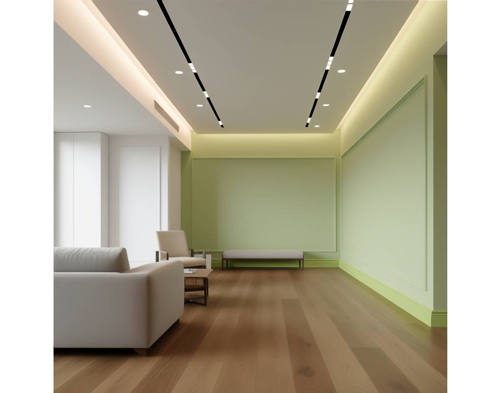 Плинтус ПОЛИСТИРОЛ HI WOOD B150 149мм х 26мм х 2,0м. Окраска включена в стоимость