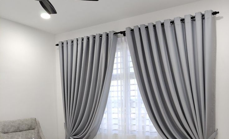 Карниз двухрядный кованый УЮТ D25мм 2,8м Черный