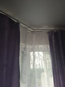 Карниз двухрядный кованый УЮТ d16мм 2,8м Белый/Золото