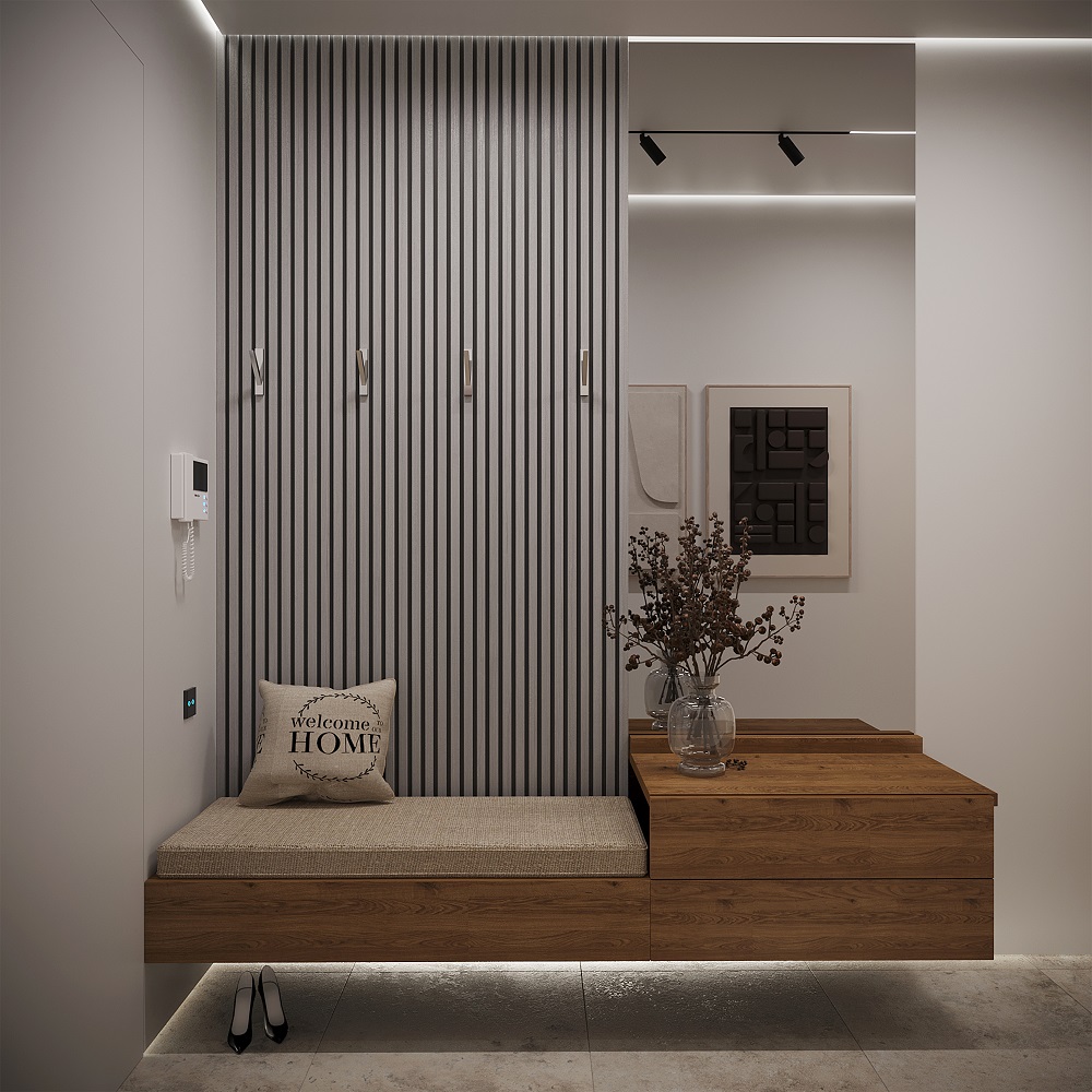 Панель МДФ 3D Лайн Модерн 165*2750мм. L05 Серый тик