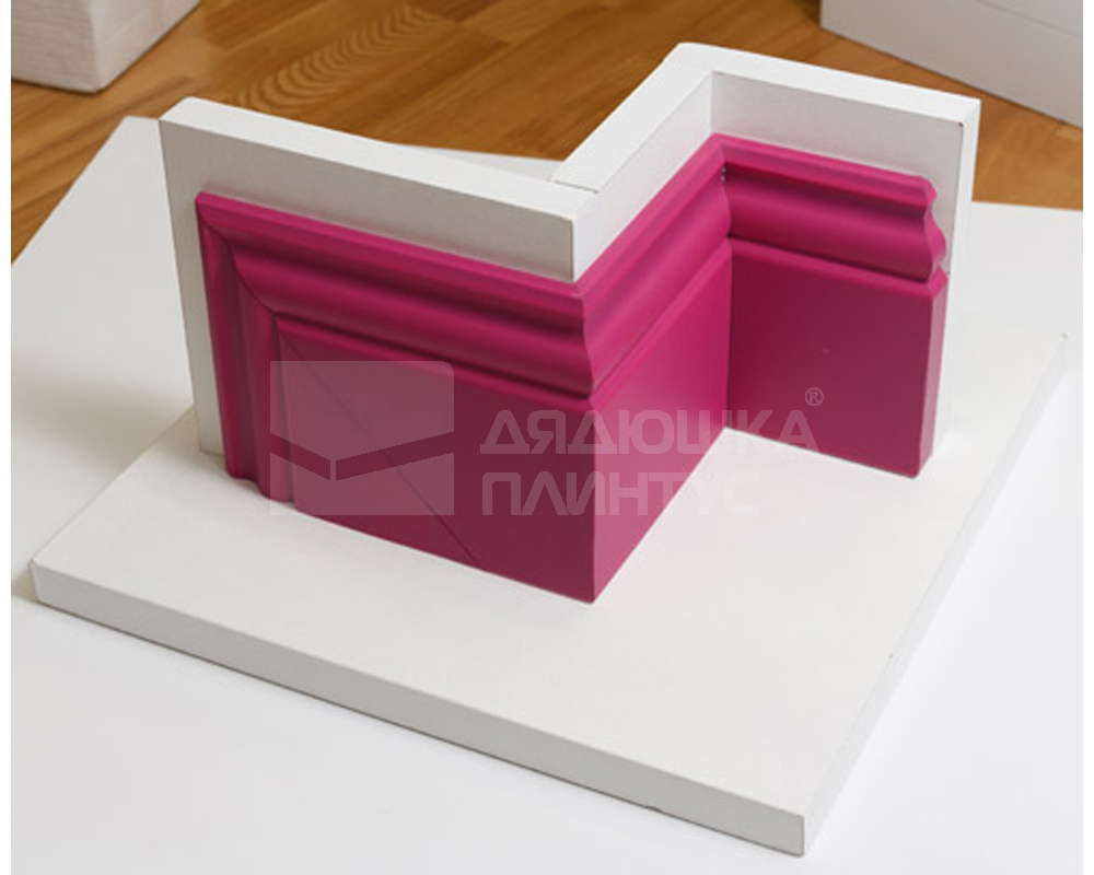 Плинтус из полистирола высокой плотности Волшебная Палочка 100*13*2000. MSPOL 103. Окраска включена в стоимость