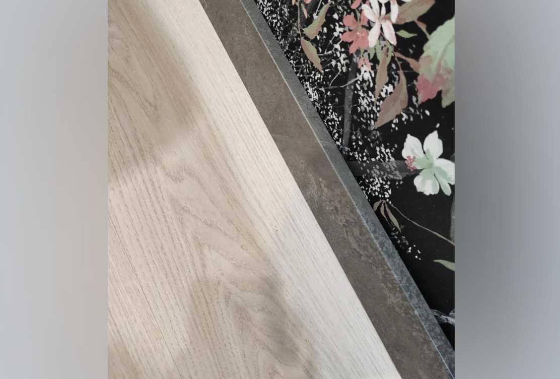 Плинтус МДФ Лука Пл 100-1МДФ.2700.Point line 24012 Дуб светло-серый