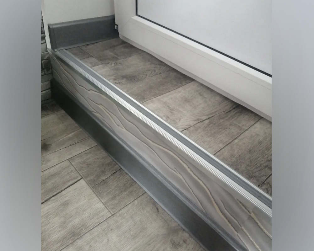 Порог одноуровневый ПС 08.2700.15 Черный