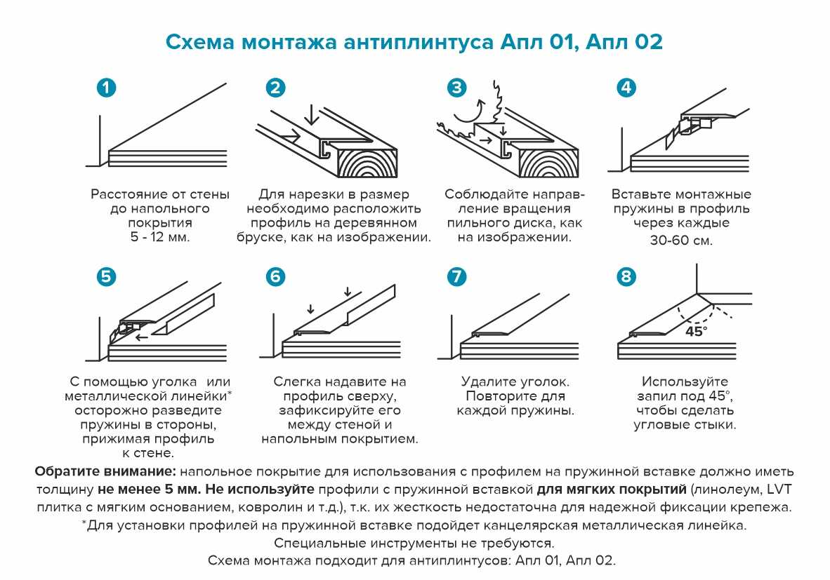 Антиплинтус Апл 02.2700.042л. Шампань