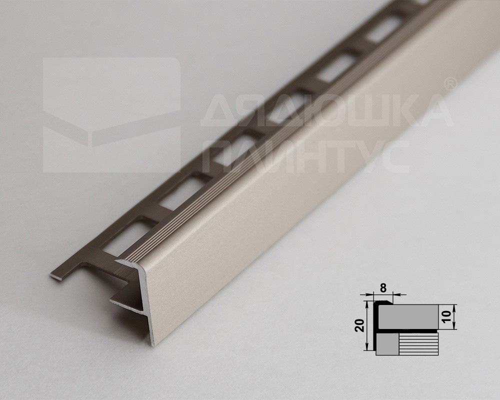 Профиль окантовочный ПУ 13.2700.042л Шампань