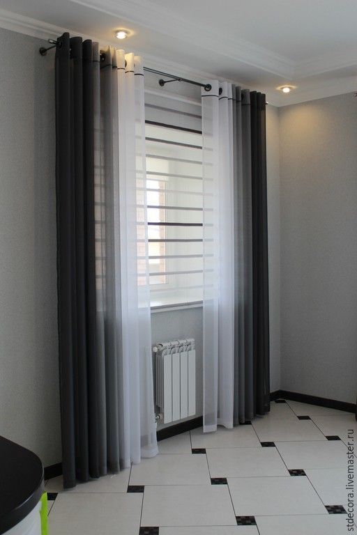 Карниз двухрядный кованый УЮТ D25мм 2,8м Черный