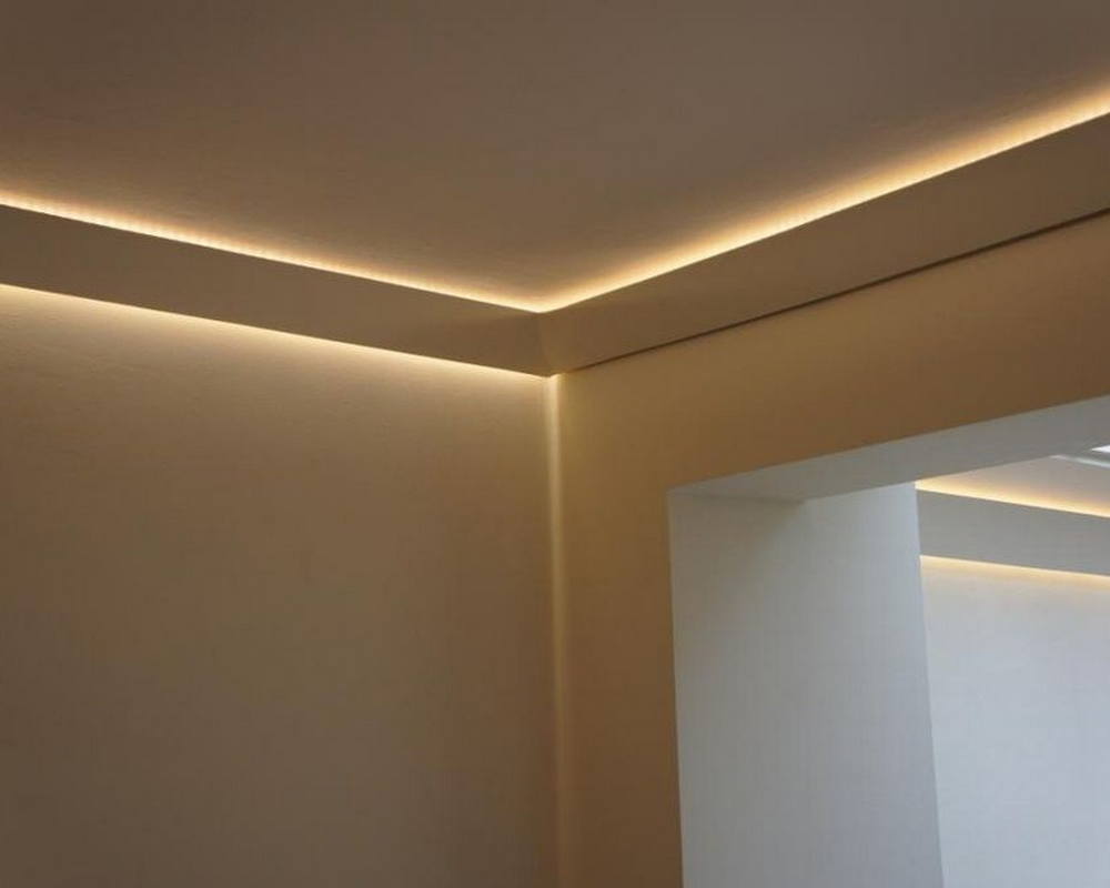 Карниз потолочный из полистирола высокой плотностиNMC IL3 50*32,5*2000 Белый под покраску