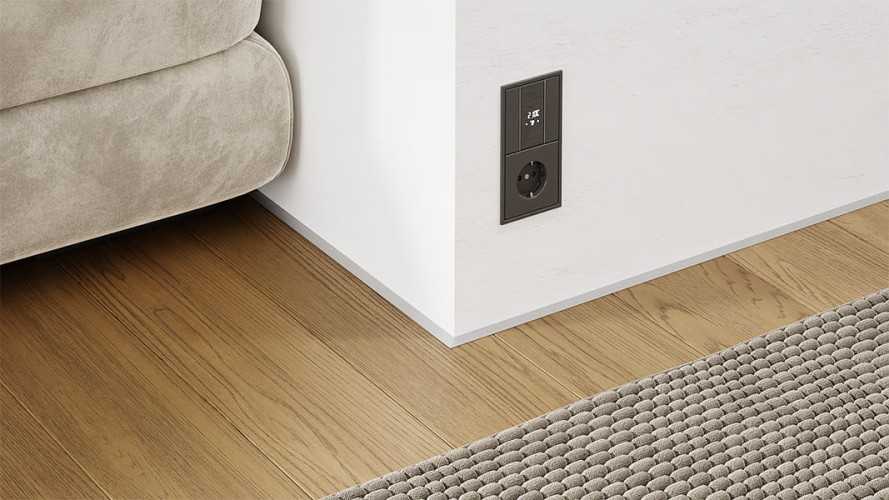 Микроплинтус AL16X5-01 16х6х2000мм Серебро матовое