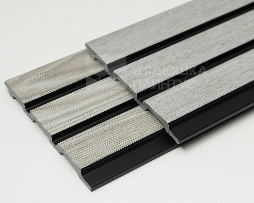 Панель вспененный полистирол ГРЕЙС 3D RAIL 120*2700 мм.  Береза