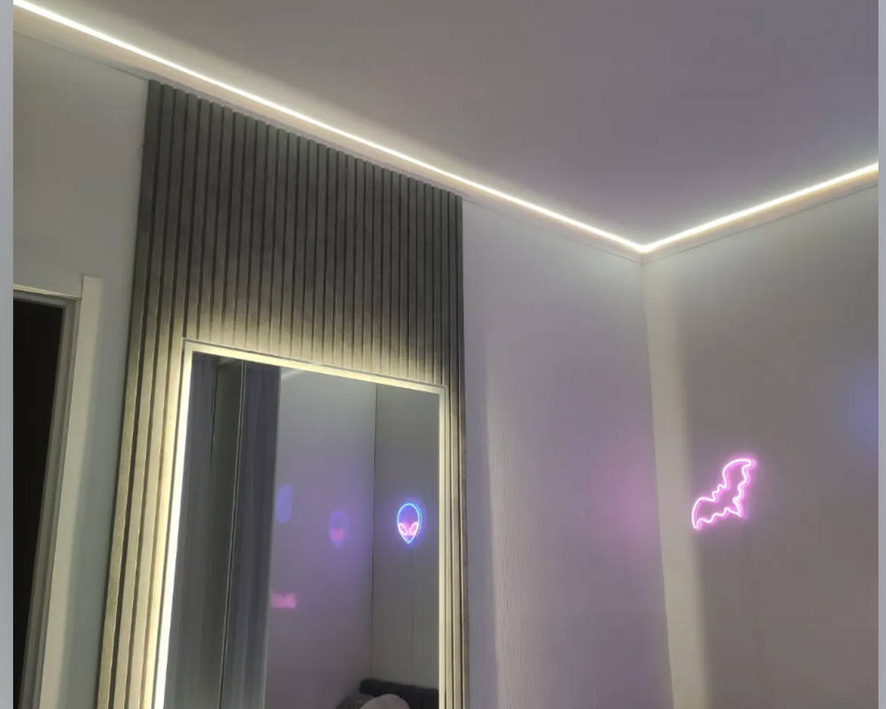 Карниз потолочный из полистирола высокой плотности NMC IL4 60*37,5*2000 Белый под покраску