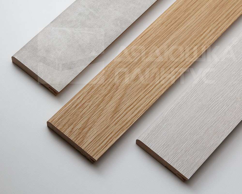 Плинтус МДФ Лука Пл 80МДФ.2700.Point line 24087 Дуб беленый