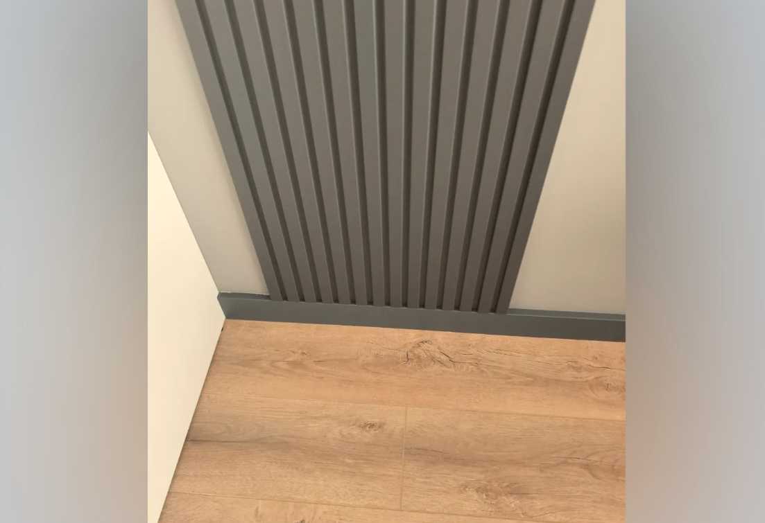 Плинтус МДФ Лука Пл 100-1МДФ.2700.Point line 24071 Торос грей