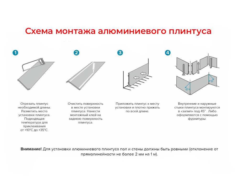 Плинтус алюминиевый 60 мм ПЛ-60 (92481PF7) белый муар 3м.
