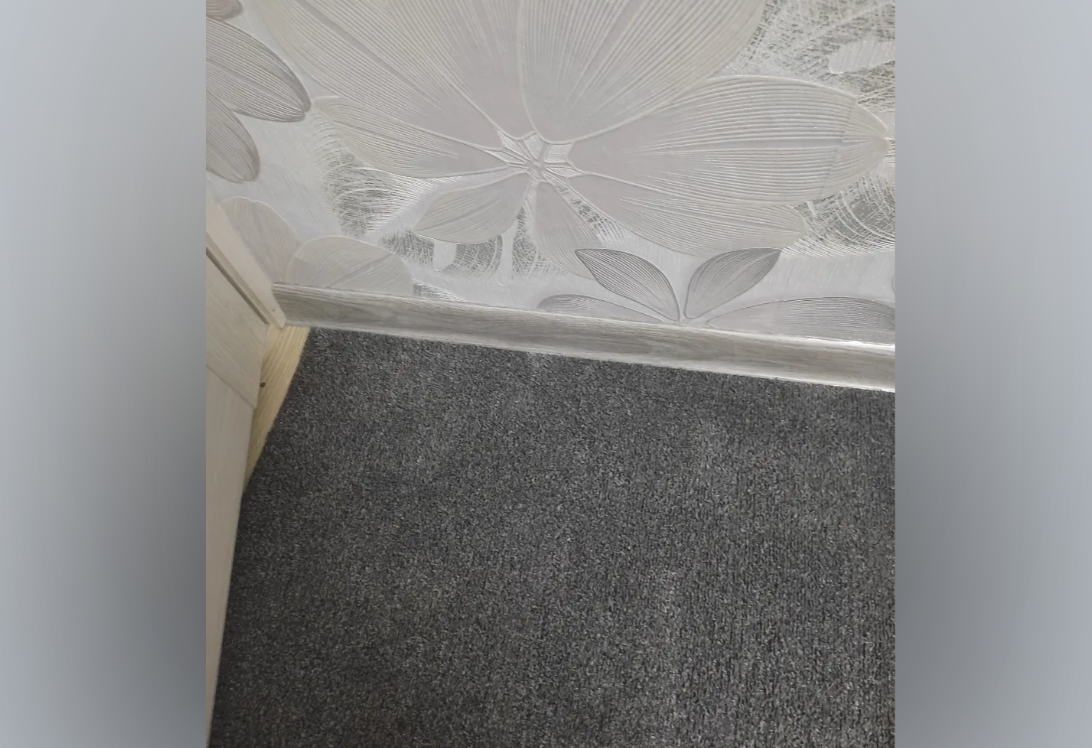 Плинтус ПВХ с кабель-каналом Рико Лео 195 Сосна серебристая