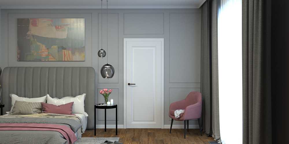 Плинтус кедр Стоунвуд. 80B 80мм 2,35м Белый