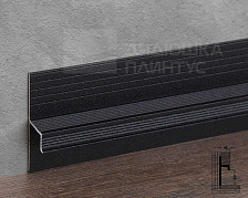 Алюминиевый теневой профиль Волшебная палочка Черный